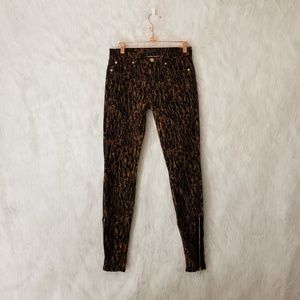 7 for All Mankind Animal Print Jeans